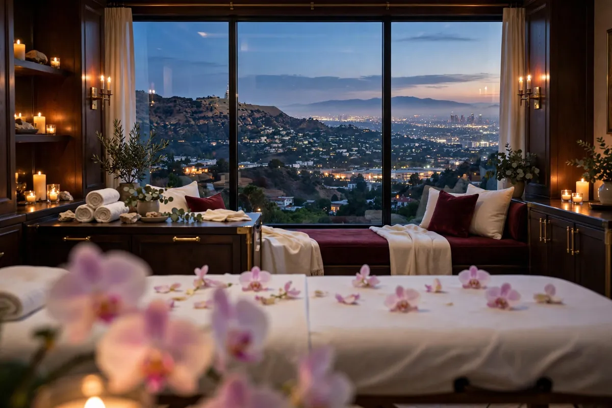 Los Angeles in evening light